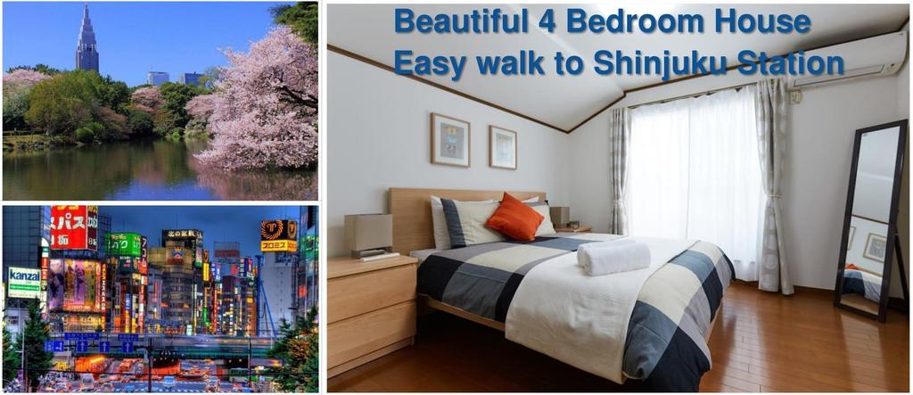 Semesterbostad Shinjuku 4 Bedroom House Tokyo prefektur